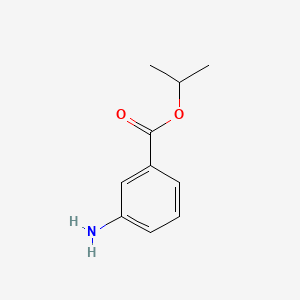 Isopropyl 3-aminobenzoate chemical structure (CAS 35005-25-5)