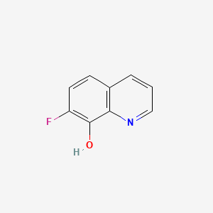 7-Fluoroquinolin-8-ol chemical structure (CAS 35048-10-3)