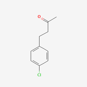 4-(4-Chlorophenyl)butan-2-one chemical structure (CAS 3506-75-0)