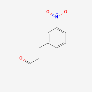 4-(3-Nitrophenyl)butan-2-one chemical structure (CAS 3506-81-8)