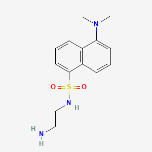 N-(2-Aminoethyl)-5-(dimethylamino)naphthalene-1-sulfonamide chemical structure (CAS 35060-08-3)