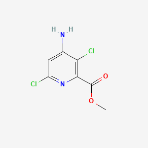Methyl 4-amino-3,6-dichloropicolinate chemical structure (CAS 350601-39-7)