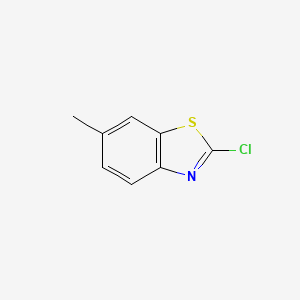 2-Chloro-6-methylbenzo[d]thiazole chemical structure (CAS 3507-26-4)