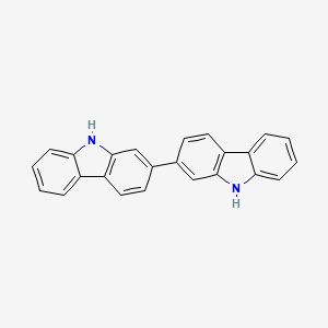 9H,9'H-2,2'-Bicarbazole chemical structure (CAS 350706-55-7)