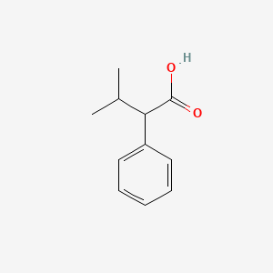 alpha-Isopropylphenylacetic Acid chemical structure (CAS 3508-94-9)