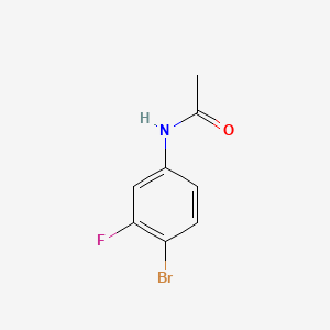N-(4-Bromo-3-fluorophenyl)acetamide chemical structure (CAS 351-30-4)