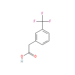 3-(Trifluoromethyl)phenylacetic acid chemical structure (CAS 351-35-9)