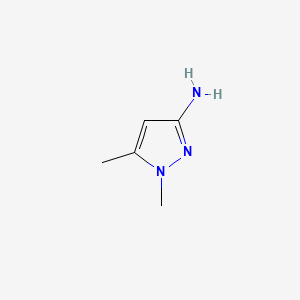 1,5-Dimethyl-1H-pyrazol-3-amine chemical structure (CAS 35100-92-6)