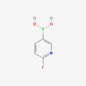 2-Fluoro-5-pyridylboronic acid chemical structure (CAS 351019-18-6)