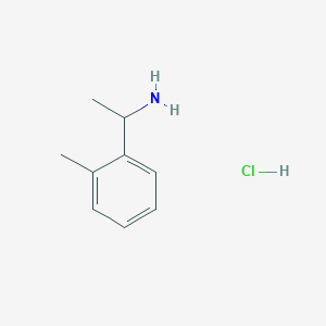 1-(2-Methylphenyl)ethanamine Hydrochloride chemical structure (CAS 35106-87-7)