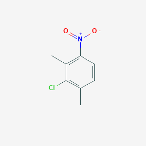 2-Chloro-1,3-dimethyl-4-nitrobenzene chemical structure (CAS 35113-96-3)