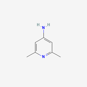 2,6-Dimethylpyridin-4-amine chemical structure (CAS 3512-80-9)
