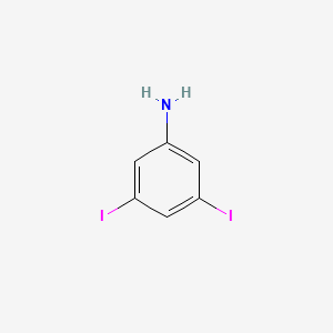 3,5-Diiodoaniline chemical structure (CAS 35122-96-4)