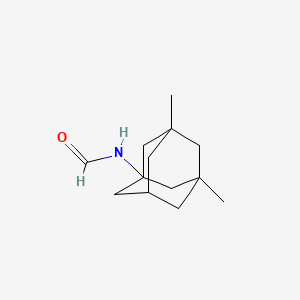 N-(3,5-Dimethyladamantan-1-yl)formamide chemical structure (CAS 351329-88-9)