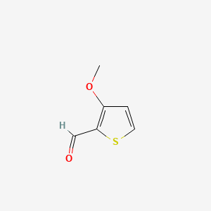 3-Methoxythiophene-2-carbaldehyde chemical structure (CAS 35134-07-7)