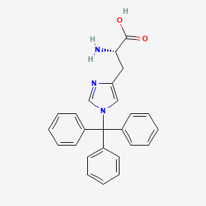 H-His(Trt)-OH chemical structure (CAS 35146-32-8)