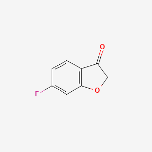 6-Fluorobenzofuran-3(2H)-one chemical structure (CAS 351528-80-8)