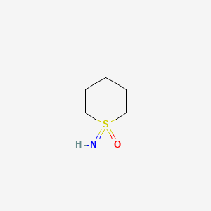 1-Imino-1-lambda6-thian-1-one chemical structure (CAS 35188-35-3)