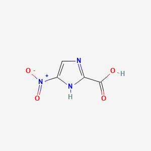 5-Nitro-1H-imidazole-2-carboxylic acid chemical structure (CAS 351990-51-7)