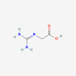 2-Guanidinoacetic acid chemical structure (CAS 352-97-6)