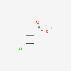3-Chlorocyclobutanecarboxylic acid chemical structure (CAS 35207-71-7)
