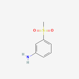 3-(Methylsulfonyl)aniline chemical structure (CAS 35216-39-8)