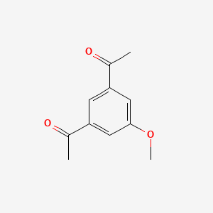 1,1'-(5-Methoxy-1,3-phenylene)bis(ethan-1-one) chemical structure (CAS 35227-79-3)