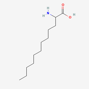 2-Aminododecanoic acid chemical structure (CAS 35237-37-7)