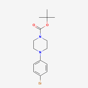1-Boc-4-(4-Bromophenyl)piperazine chemical structure (CAS 352437-09-3)