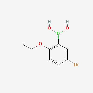 (5-Bromo-2-ethoxyphenyl)boronic acid chemical structure (CAS 352525-82-7)