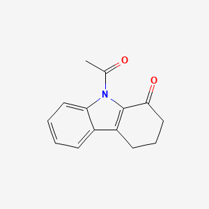 9-Acetyl-2,3,4,9-tetrahydro-1H-carbazol-1-one chemical structure (CAS 352553-42-5)