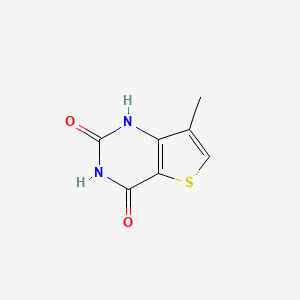 7-Methylthieno[3,2-d]pyrimidine-2,4(1H,3H)-dione chemical structure (CAS 35265-81-7)