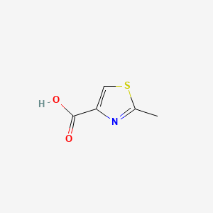 2-Methylthiazole-4-carboxylic acid chemical structure (CAS 35272-15-2)