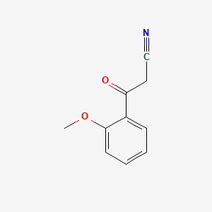 3-(2-Methoxyphenyl)-3-oxo-propionitrile chemical structure (CAS 35276-83-6)