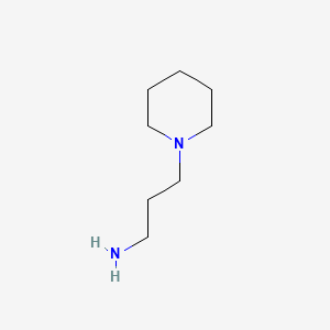 3-(Piperidin-1-yl)propan-1-amine chemical structure (CAS 3529-08-6)