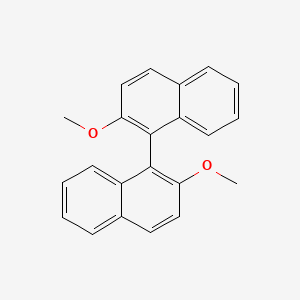 (R)-2,2'-Dimethoxy-1,1'-binaphthalene chemical structure (CAS 35294-28-1)