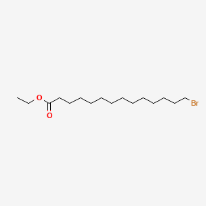 Ethyl 14-bromotetradecanoate chemical structure (CAS 35295-46-6)