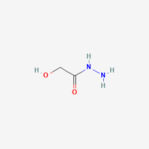 2-Hydroxyacetohydrazide chemical structure (CAS 3530-14-1)