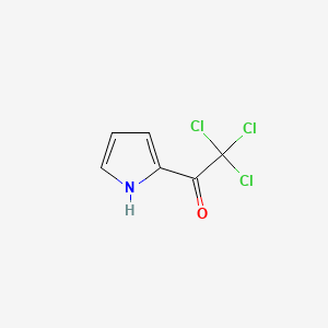 2,2,2-Trichloro-1-(1H-pyrrol-2-yl)ethanone chemical structure (CAS 35302-72-8)