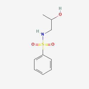 N-(2-Hydroxypropyl)benzenesulfonamide chemical structure (CAS 35325-02-1)