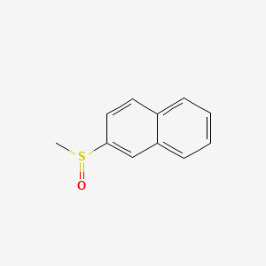 2-(Methylsulfinyl)naphthalene chemical structure (CAS 35330-76-8)