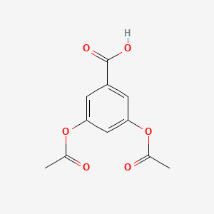 3,5-Diacetoxybenzoic acid chemical structure (CAS 35354-29-1)