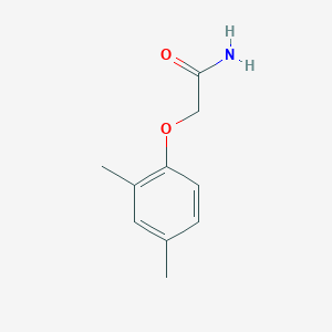 2-(2,4-Dimethylphenoxy)acetamide chemical structure (CAS 35368-59-3)