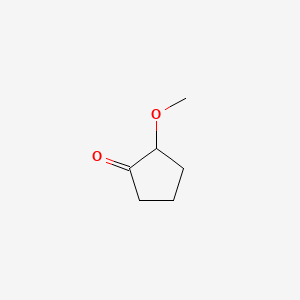 2-Methoxycyclopentan-1-one chemical structure (CAS 35394-09-3)