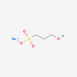 Sodium 3-hydroxypropane-1-sulphonate chemical structure (CAS 3542-44-7)