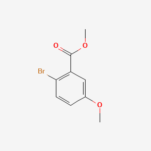 Methyl 2-bromo-5-methoxybenzoate chemical structure (CAS 35450-36-3)