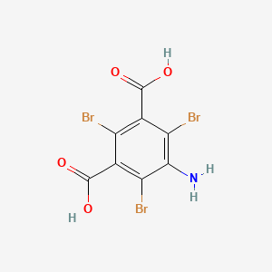 5-Amino-2,4,6-tribromoisophthalic acid chemical structure (CAS 35453-30-6)