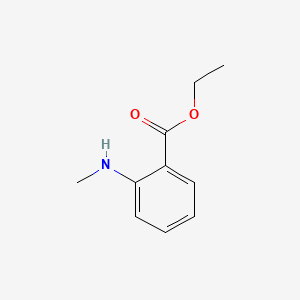 Ethyl 2-(methylamino)benzoate chemical structure (CAS 35472-56-1)