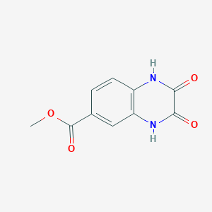 Methyl 2,3-dioxo-1,2,3,4-tetrahydroquinoxaline-6-carboxylate chemical structure (CAS 354793-04-7)