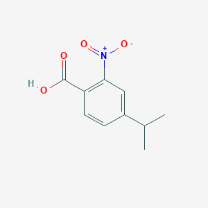 4-Isopropyl-2-nitrobenzoic acid chemical structure (CAS 35480-95-6)